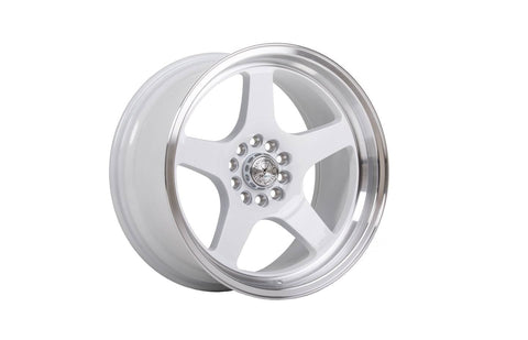 59°North Wheels D-004 | 10.5x18" ET25 5x114/5x120 - White/Polished Lip[*OUT OF STOCK - ARRIVAL 10TH MAY*]