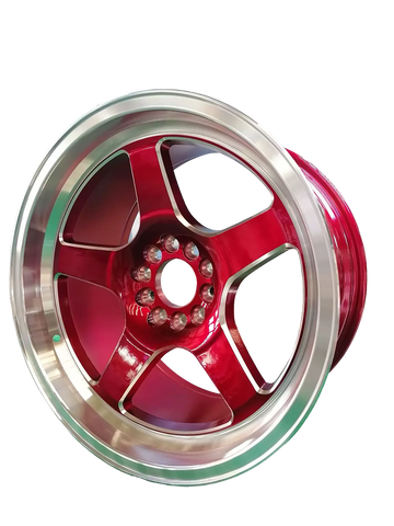 59°North Wheels D-004 | 10.5x18" ET25 5x114.3/5x120 - Candy Red [LOW STOCK]