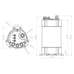 NP 2G Fuel Surge Tank Kit for Internal Fuel Pumps