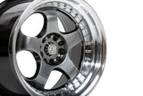 59°North Wheels D-002 | 8.5x18” ET35 5x114/5x120 - Hyper Black/Polished