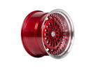 59°North Wheels D-007 | 9.5x18" ET20 5x114/5x120 - Candy Red/Polished Lip