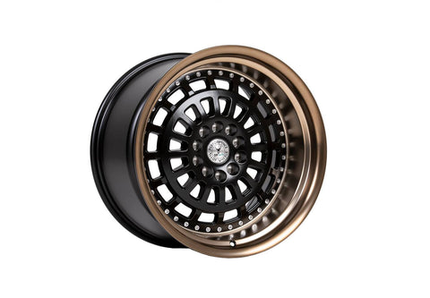 59°North Wheels D-007 | 9.5x18" ET20 5x114/5x120 - Matte Black/Bronze Lip