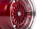 59°North Wheels D-007 | 11x19" ET20 5x114/5x120 - Candy Red/Polished Lip