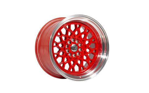 59°North Wheels D-008 | 11x18" ET8 5x114/5x120 Red/Polished Lip