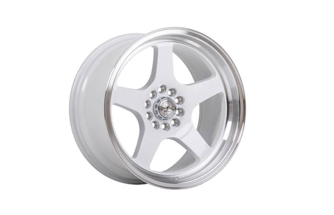 59°North Wheels D-004 | 9.5x18" ET20 5x100/5x108 - White/Polished Lip[*OUT OF STOCK - ARRIVAL MARCH 27TH]