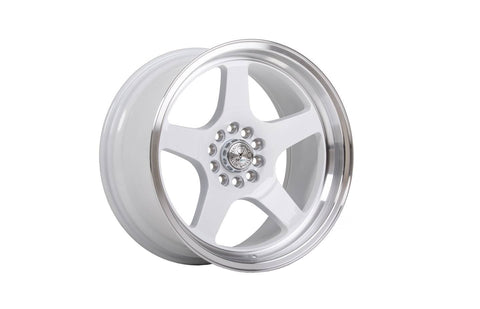 59°North Wheels D-004 | 8.5x17" ET10 5x100/5x108 - White/Polished Lip [*OUT OF STOCK - ARRIVAL 27th MAR]