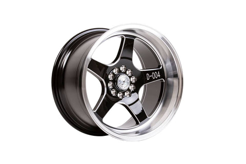 59°North Wheels D-004 | 9.5x18" ET20 5x114/5x120 - Black/Machined[*OUT OF STOCK - ARRIVAL LATE MAY*]