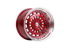 59°North Wheels D-007 | 9.5x19" ET25 5x114/5x120 - Candy Red/Polished Lip