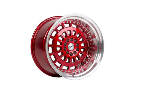59°North Wheels D-007 | 11x19" ET20 5x114/5x120 - Candy Red/Polished Lip